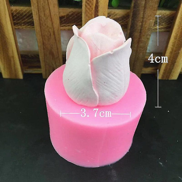 Kakeformer Nye tredimensjonale tulipaner Form Aromagipsform 2 stk