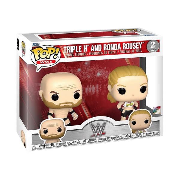 Triple H & Ronda Rousey 2-Pack WWE Pop! Vinyylihahmo Multicolor One Size