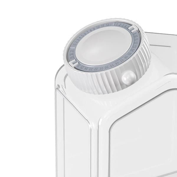 Ris Opbevaringsbeholder Multifunktionel Tørfoderbeholder til Sukker Hjem Spisekammer Clear 12.5cmx8cmx18.5cm