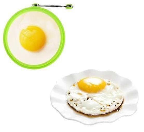 4 st Äggring Omelett Silikon Rund Äggform Stekt Äggform För Frukostbakning