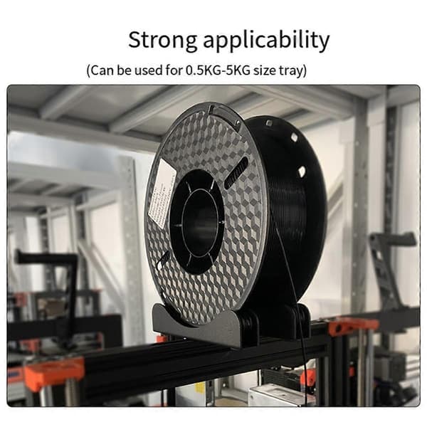 3D Printer Filament Rack Spoleholder Justerbar Filament Mount Rack Beslag til /MK3S/VORON 3D Printer Dele Black