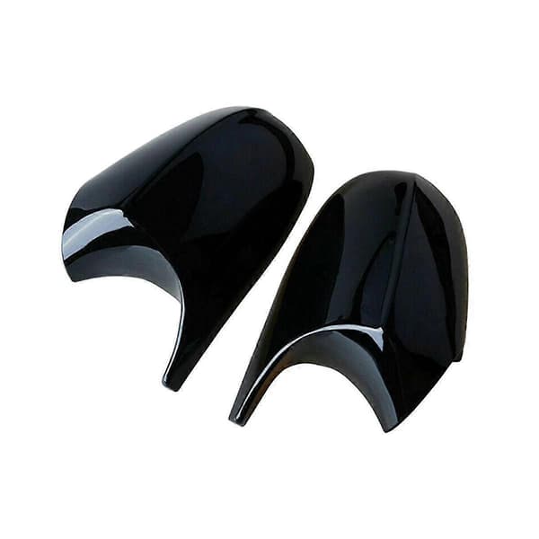 Bil Blank Svart Backspegelkåpa Sidospegel Fodral Trim För 3-serie E90 E91 E92 E93 2008-2013