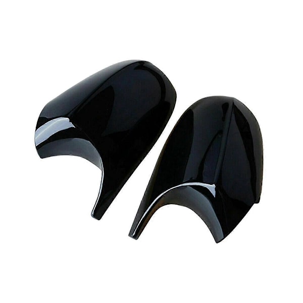 Bil Blank Svart Bakspeildeksel Sidespeilhus Trim For 3-serie E90 E91 E92 E93 2008-2013