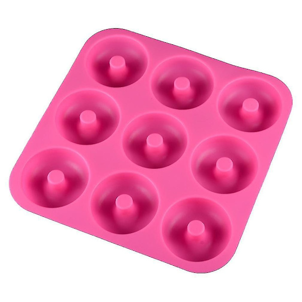 Kageforme 9 Silikone Donuts Form DIY Bageform Varmebestandig
