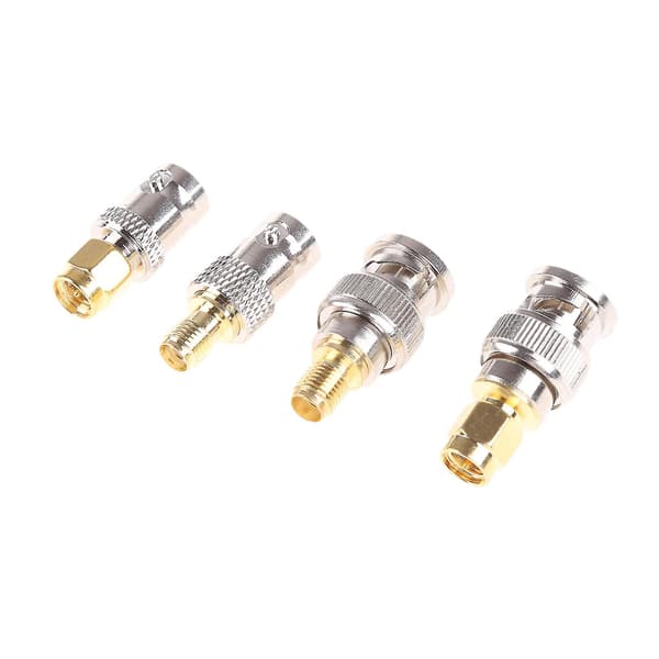 4 kpl Sma - Bnc Rf koaksiaaliliitintä käsiradioille, Pc/lan Telecom