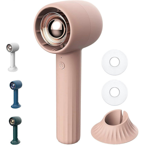 Rose Mini USB -tuuletin ladattavalla akulla, hiljainen kannettava tuuletin, pieni akku pöytäalustalla jäähdytystä varten