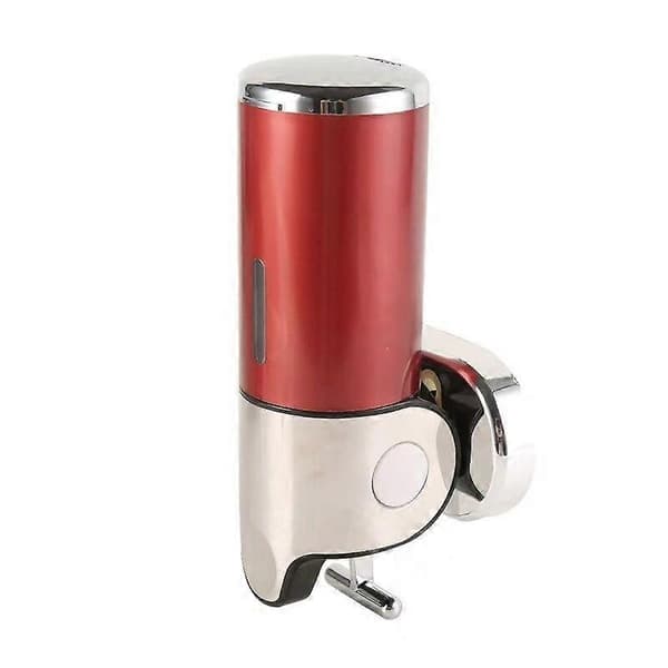 1350ML Tvåldispenser för Badrumstillbehör Manuell Tryck Schampo Balsamflaskor Duschgel Red Single Barrel