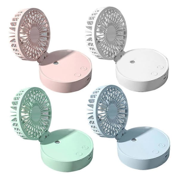 Mini Desktop Spray tuuletin paristolla (vihreä)