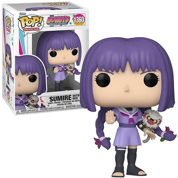 Sumire med Nue Boruto Pop! Anime Vinylfigur Multicolor One Size