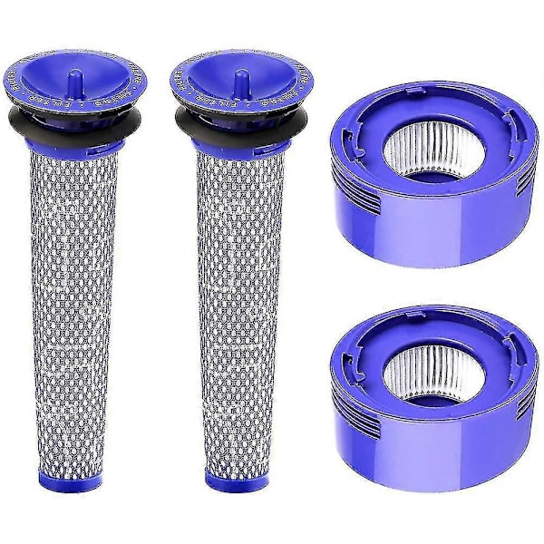 4-pack Filterersättning för V7, V8 Animal och V8 Absolute sladdlös dammsugare Hepa-filter Ers