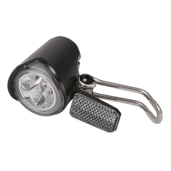 Sähköpyörän LED-etulyhty 6V 12V 24V 36V 48V 60V Pyöräilyvalo Vedenkestävä Etuvalo Vedenkestävä Liitin (2 Napaa) black
