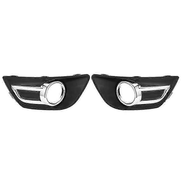 1 par til C4 2008-2011 Krom Front Kofanger Tågelygte Dækning Front Tågelygte Ramme black