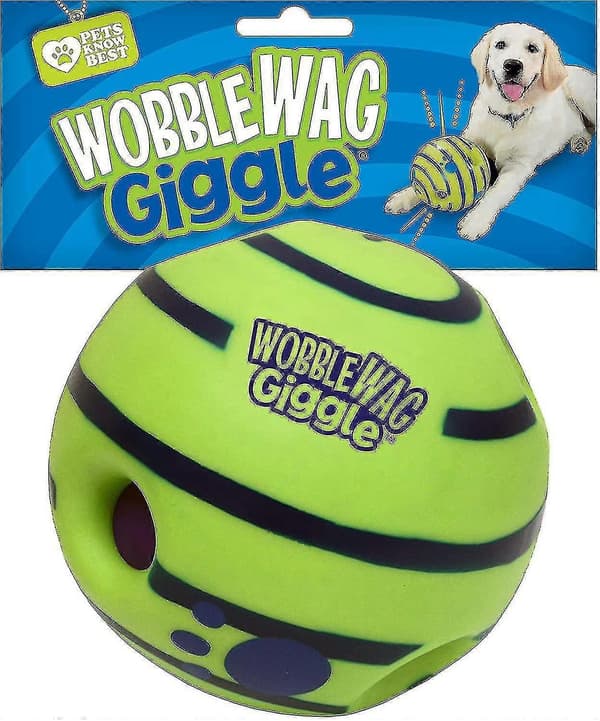 Boll, Interaktiv Hundleksak, Roliga fnissljud, 14cm