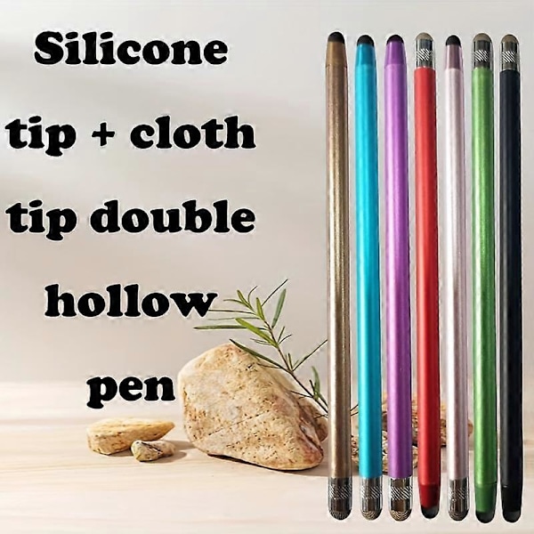 Kenkor Stylus Penna För Rolig Ihålig Stylus För Pekskärm För IPad Pro/Mini/Air/iPhone/Galaxy Note/Android Och Alla Enheter, Stylus För Skrivning, Ritning Red 2 1pc