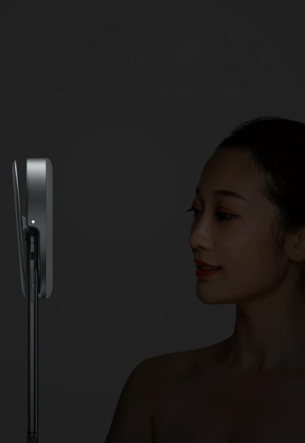Selfie Ring Light, Clip-on Ring Light [Genopladelig] 3 Lystilstande, Dæmpbar Selfie Light til Telefon, Tablet, Laptop, Makeup, Videokonference