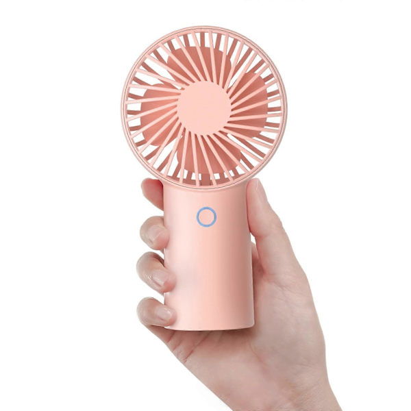 Handhållen fläkt, 2000mAh bärbar fläkt Mini handfläkt, USB uppladdningsbar fläkt, batteridriven liten fläkt