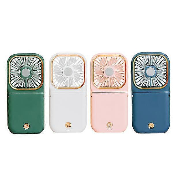 Bärbar minifläkt USB-laddning Handhållen fläkt Folding Desktop Creative Fan