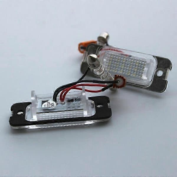 2X Bil LED Skiltlys for - W163 W164 X164 ML Black  white