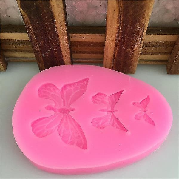 Kakeformer Nye Sommerfuglform Dråpelimform Sommerfuglformet Kake Dekorerer Formen 2 stk