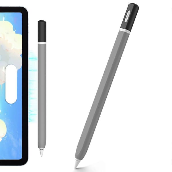 För Apple Pencil 2 AhaStyle JY16-2 Silikonfodral Grey