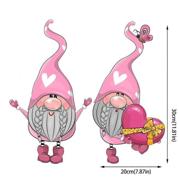 Valentinsdag Have Skilte Pæle Bryllupsdag Ornamenter
