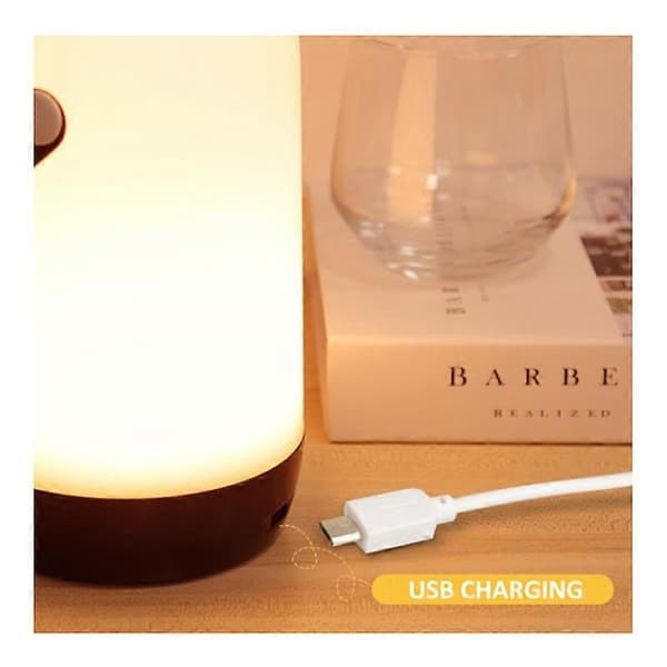 Bærbar Touch LED Natlampe Dæmpbar Sengelampe Bordlampe Ammelampe