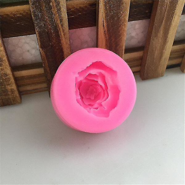 Kageforme Den Nye 3d Stereoskopiske Roseform Aromaterapi Gipsform 2 stk
