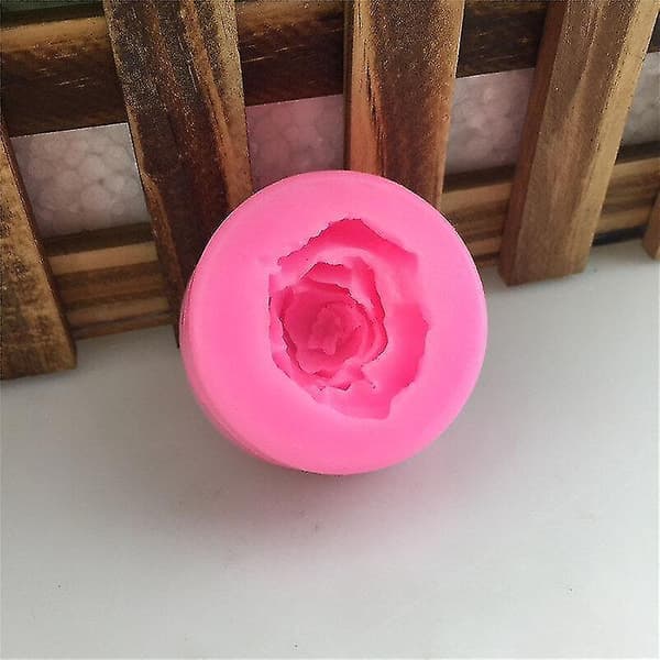 Kakeformer Former Den Nye 3D Stereoskopiske Roseformen Aromaterapi Gipsform 2 stk