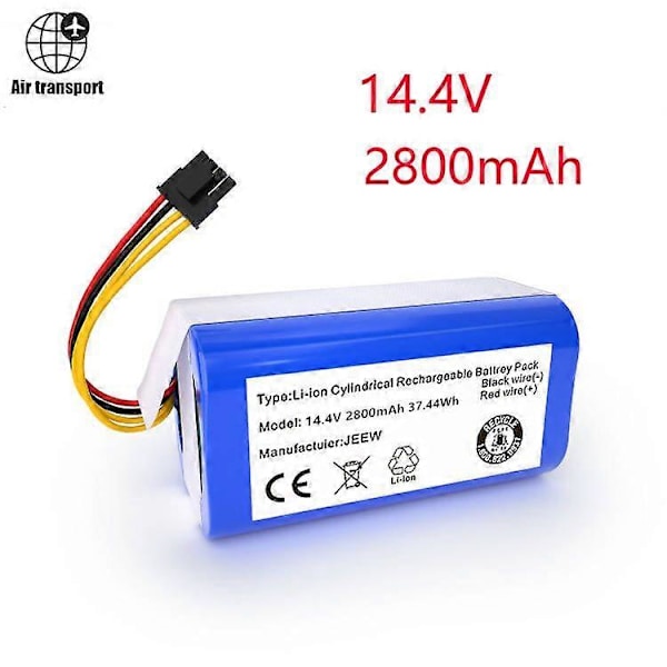 Ersättningsbatteri för Cecotec Conga 1290 1390 1590 Dammsugare - 14.4V 9800mAh 18650 Batteri