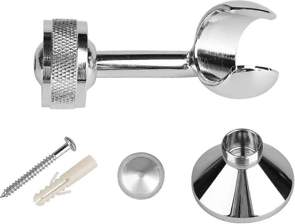 Krombelagt Justerbar Dusjhodeholder For Standard Dusjslange