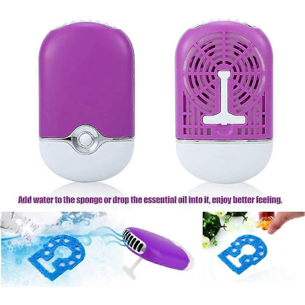 Mini Personal Handheld tuuletin, Ilmastointi Sähkötuuletin, USB Rechargeale Handheld Jäähdytys
