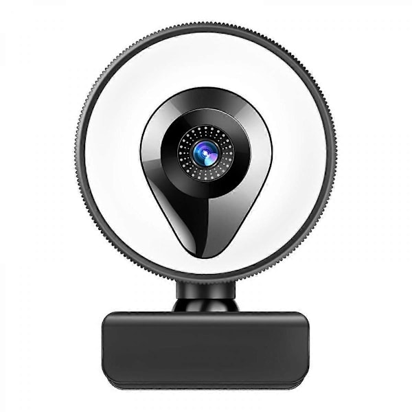USB 4K Webcam med udfyldningslys