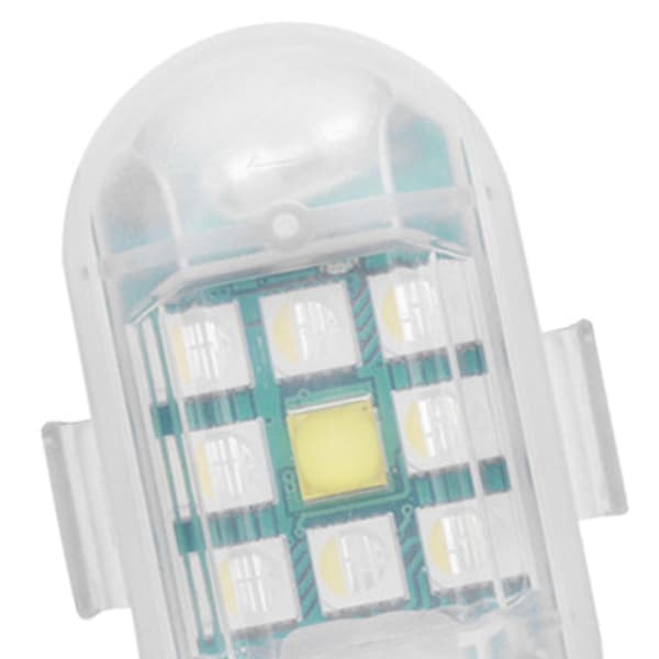 4 stk. LED Strobelys 7 Farvebelysning til Scooter Fly Lastbiler Clear 2.2cmx5.2cm
