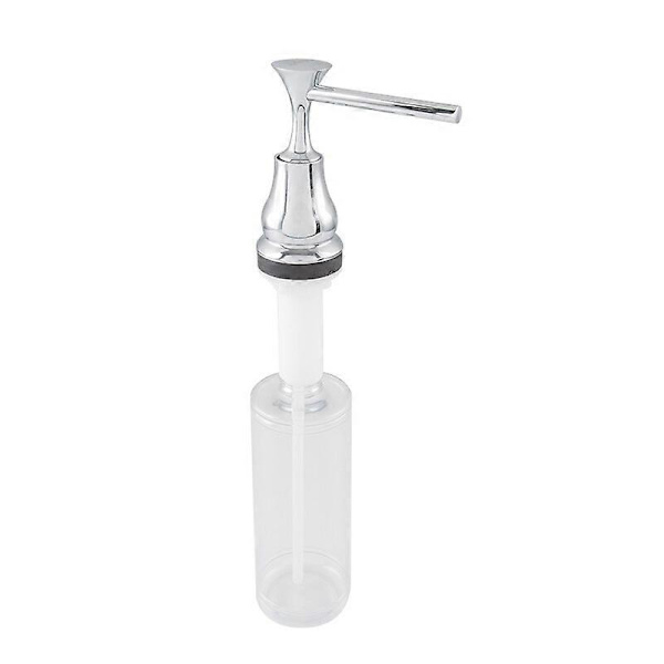 FRAP Svarta Tvålpumpar Däckmonterad Kopparpump Huvud + ABS Flaska 300ml Handpress Flytande Tvålautomat Y35029