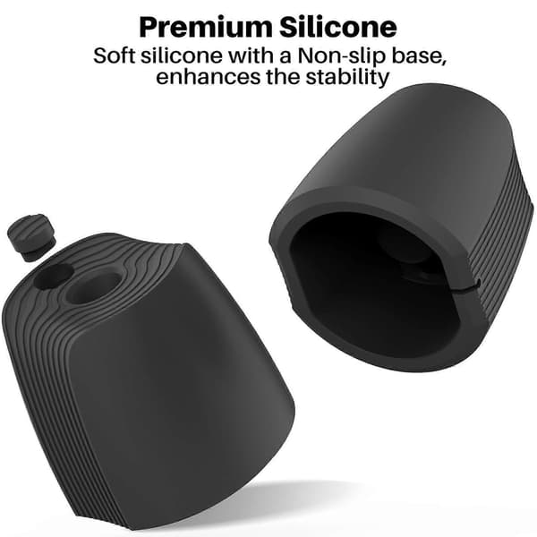 Til Apple Pencil 1 / 2 AhaStyle PT-LC04 Silikone Base Stand Grey