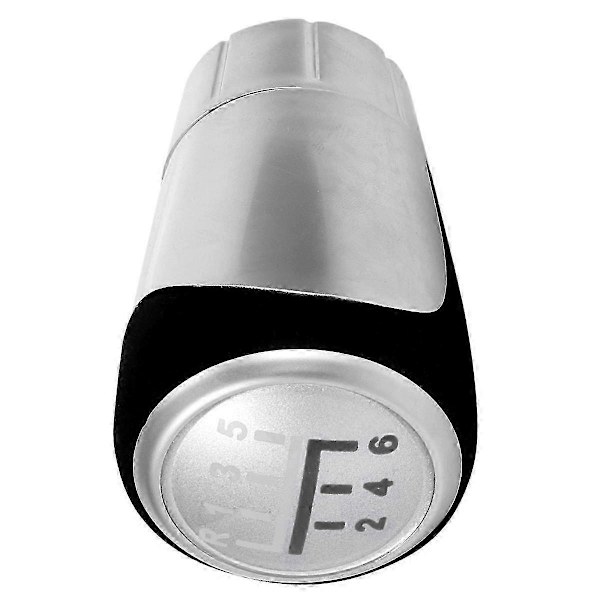 6-växlad växelspaksknopp för E81 87 E46 E90 E91 E92 25110429269 Black  Silver