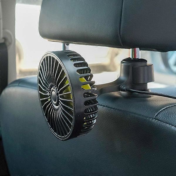 Yhden pään auton jäähdytystuuletin Kannettava ladattava miniautoilmastointilaite