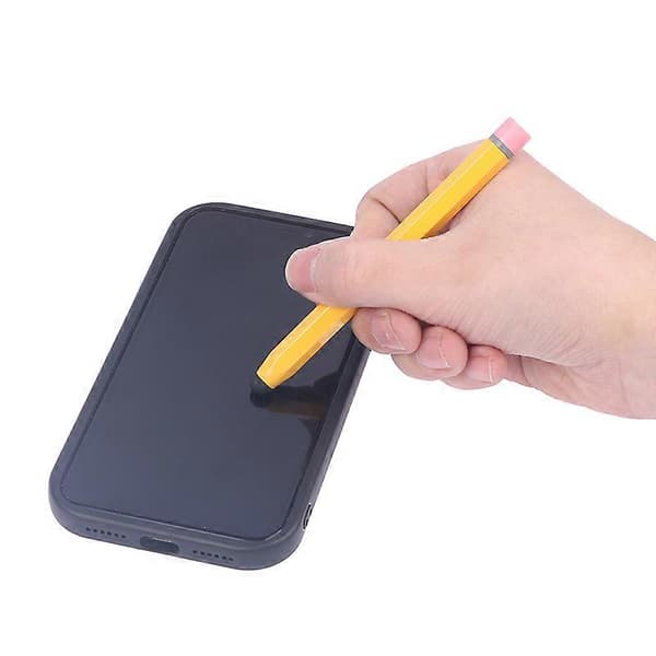 Faux Crayon Touch Pen för Barn Nostalgisk Penna Pekskärm Kapacitiv Penna för Android Iphone Ipad A4