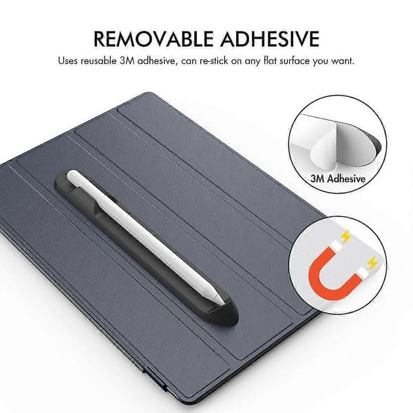 AhaStyle PT112 För Apple Pencil 1/2 Silikon Förvaringsspår PT112 Black