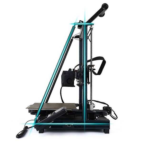 DIY Modifikationssæt til Neptune 3/3Pro/4 Trækstangssæt Fuld Metalstruktur 3D Printer Tilbehør Black