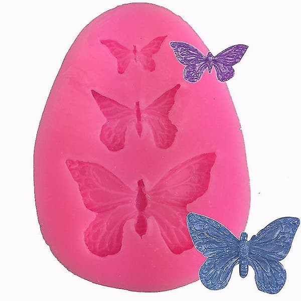 Kakeformer Nye Sommerfuglform Dråpelimform Sommerfuglformet Kake Dekorerer Formen 2 stk