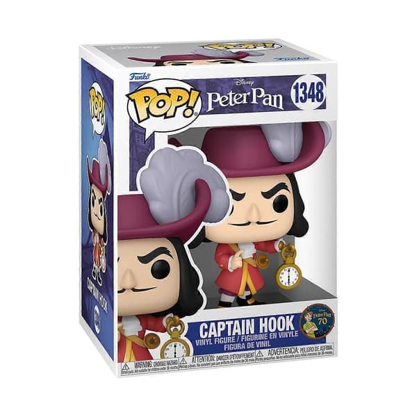 Kapteeni Koukku Peter Pan 70th Pop! Disney Vinyylihahmo Multicolor One Size