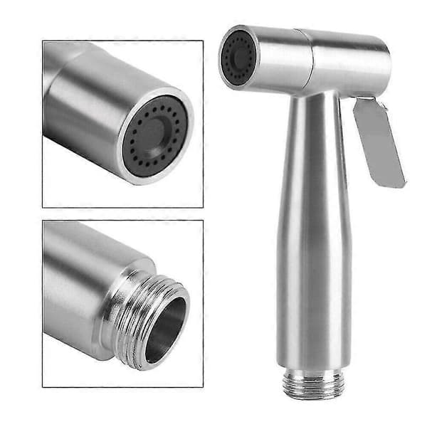 Håndholdt vandhane sprinkler/brusehoved i rustfrit stål/toilet