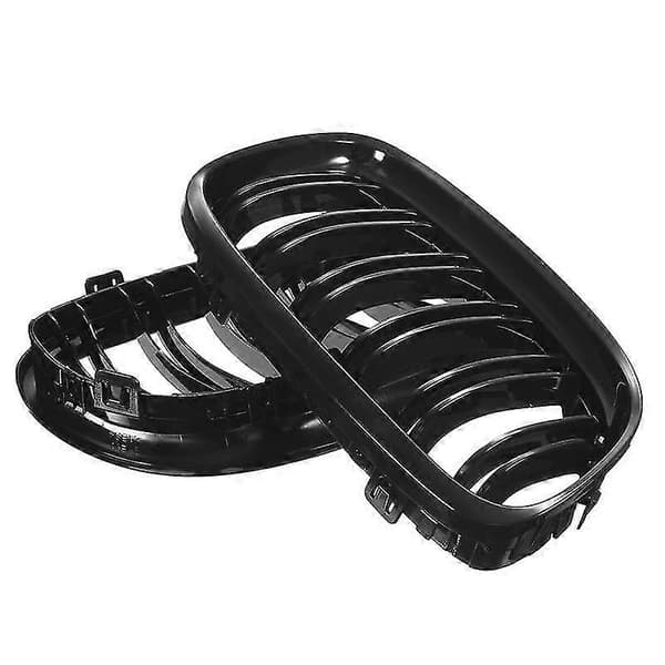 1 Par Bil Front Grill Gloss Sort Inntaks Grill For E90 3-serie Sedan/stasjonsvogn 2009 - 2011