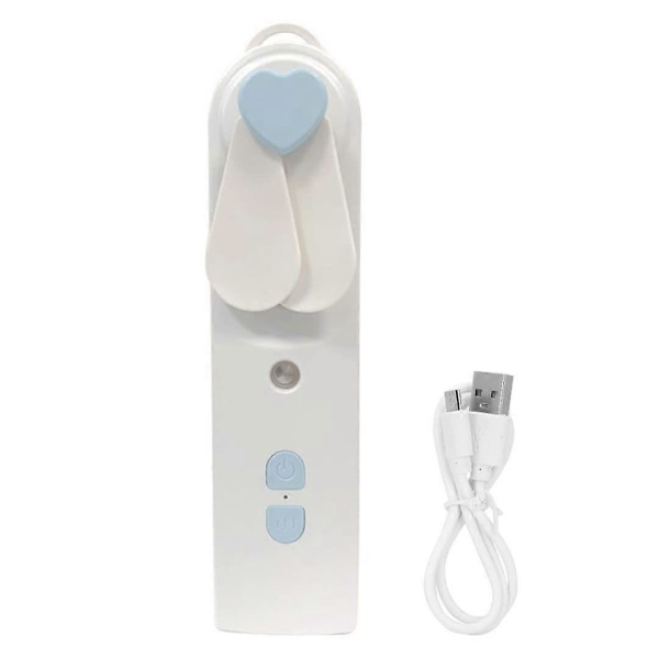 Bärbar Mini USB handhållen fläkt - Blå
