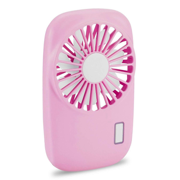 Kädessä pidettävä tuuletin Minituuletin Tehokas pieni henkilökohtainen nopeus säädettävä USB-ladattava CoolingPink