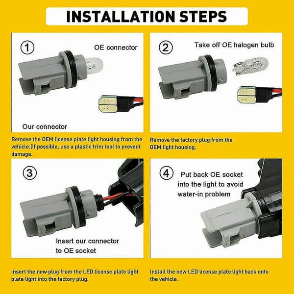 2x LED Dynamisk Sidemarkeringslys Repeater Indikator Blinklys Lampe For 1981-1991 C10 C20 C30