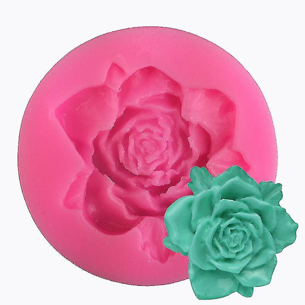 Kageforme Nye Rose-formede Aromatiske Gipsforme 2 stk