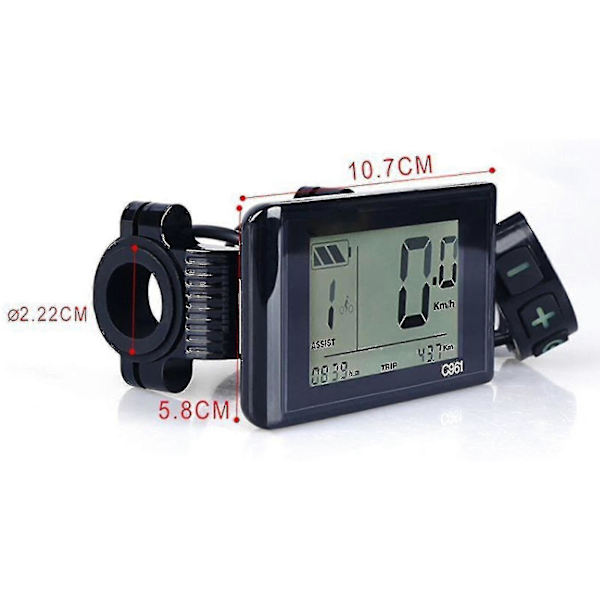 LCD-display C961 til Bafang BBS centermotor - God