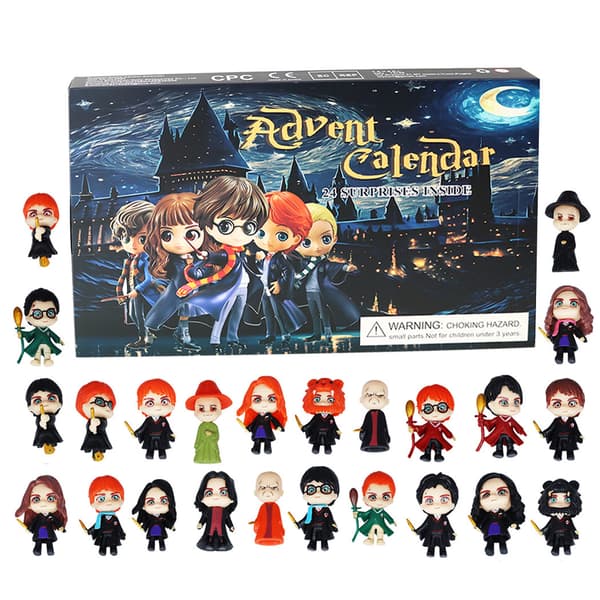 Mub - Jul 24 dages nedtælling Blind Box Legetøj Børn Gave Julekalender Harry Potter